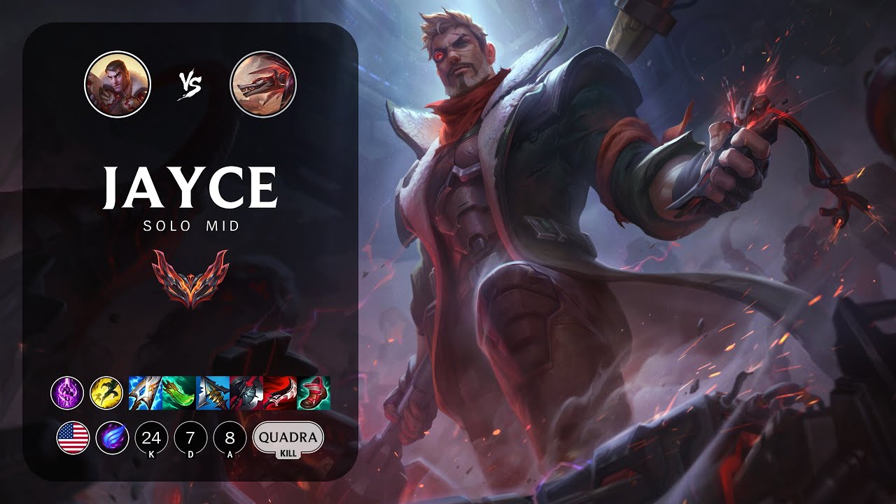 Jayce Mid vs Naafiri - NA Grandmaster Patch 13.24