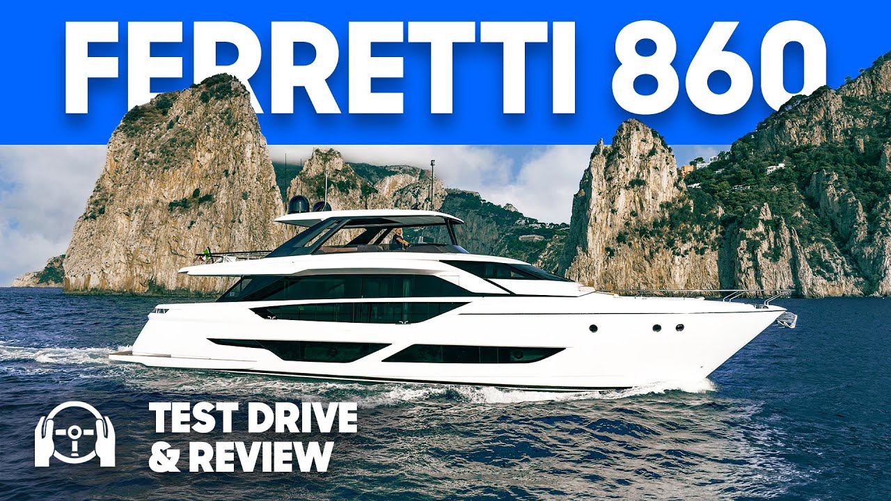 Кинотеатр или дополнительная каюта? | Тест-драйв, обзор и обзор Ferretti 860 | YachtBuyer