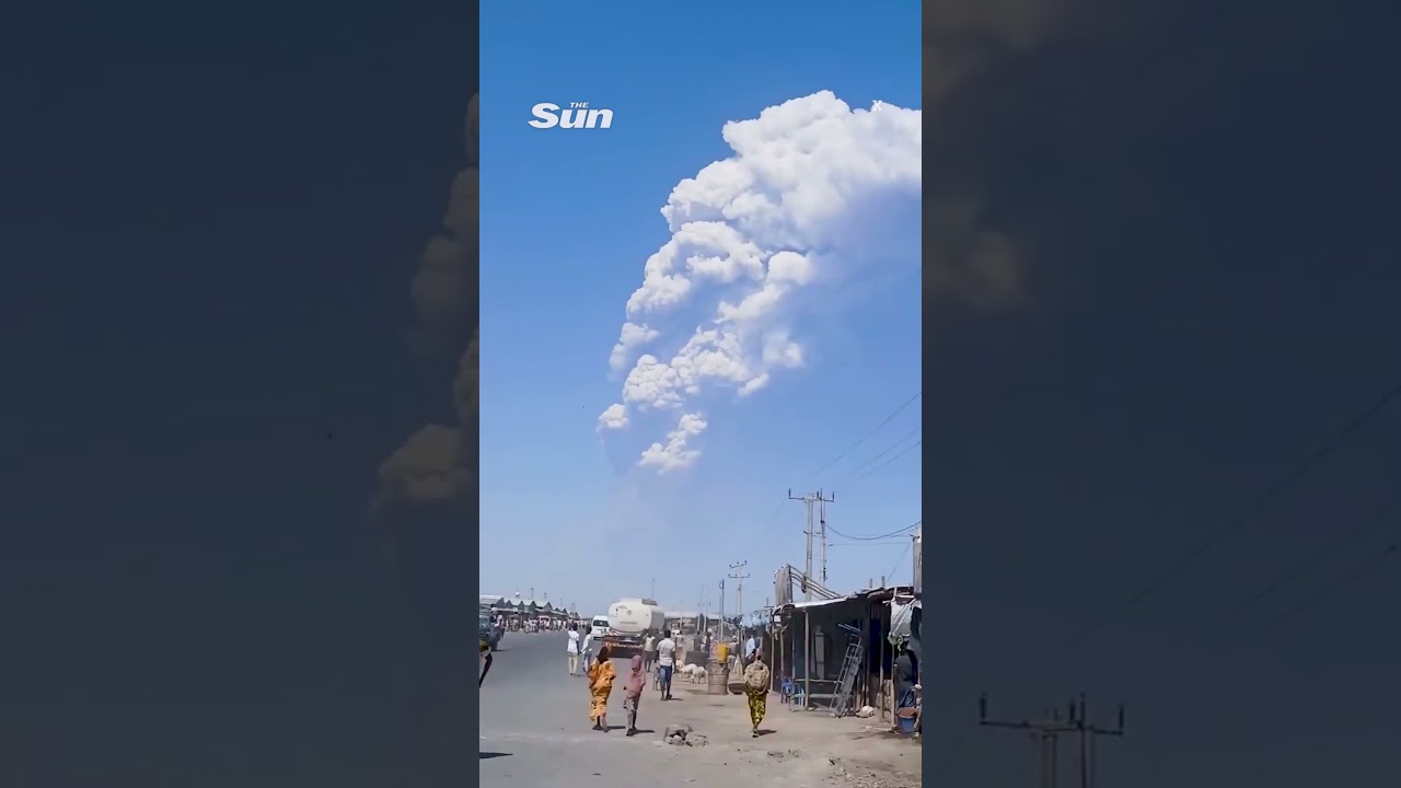Hayli Gubbi volcano erupts for first time in over 10,000 years #volcano #ethiopia #nature