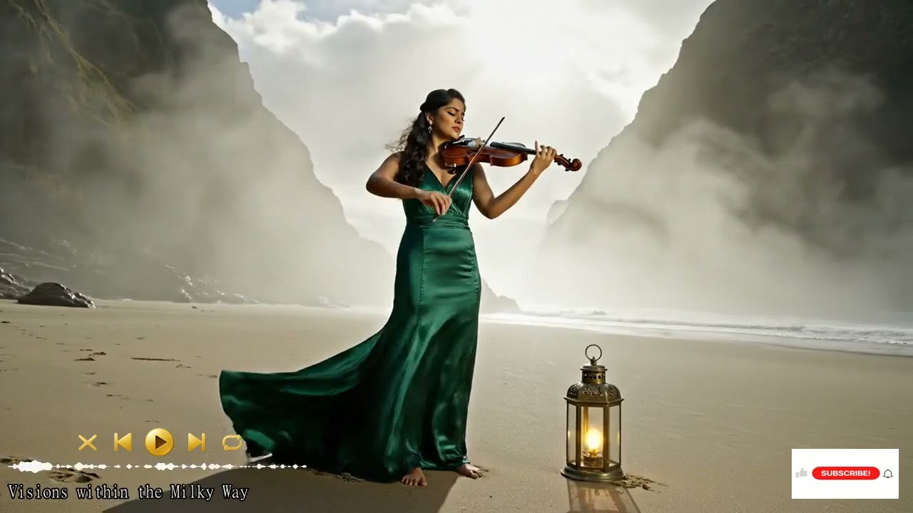 Elegante concierto para violín rodeado de cuerdas orquestales: para la relajación y el estudio