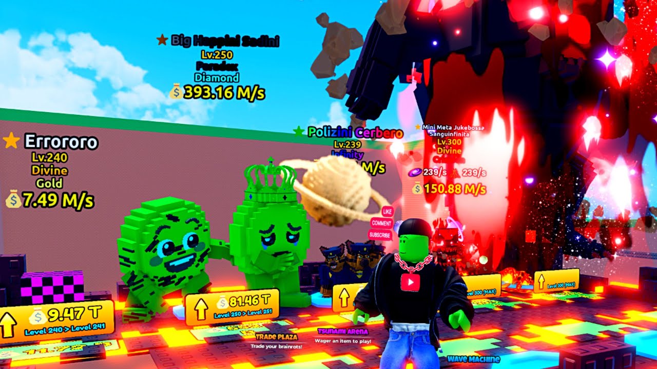I Got ALL CRIMSON BRAINROTS in Escape Tsunami For Brainrots Roblox