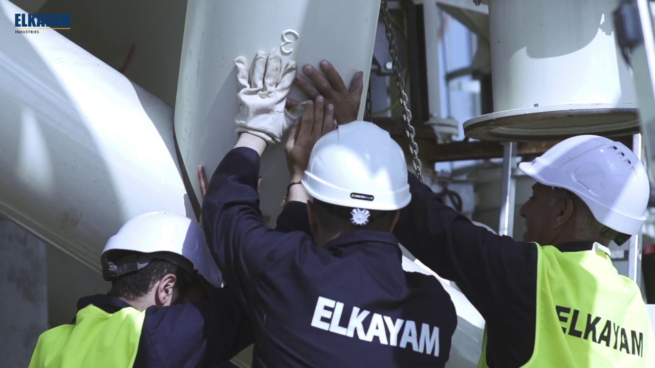 אלקיים תעשיות בניית מיכלי אחסון ELKAYAM - Building a cement silo