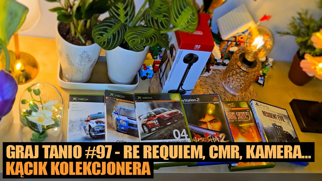 Kącik Kolekcjonera (GRAJ TANIO #96) - Resident Evil Requiem, Colin Mcrae Rally, Switch 2 Camera