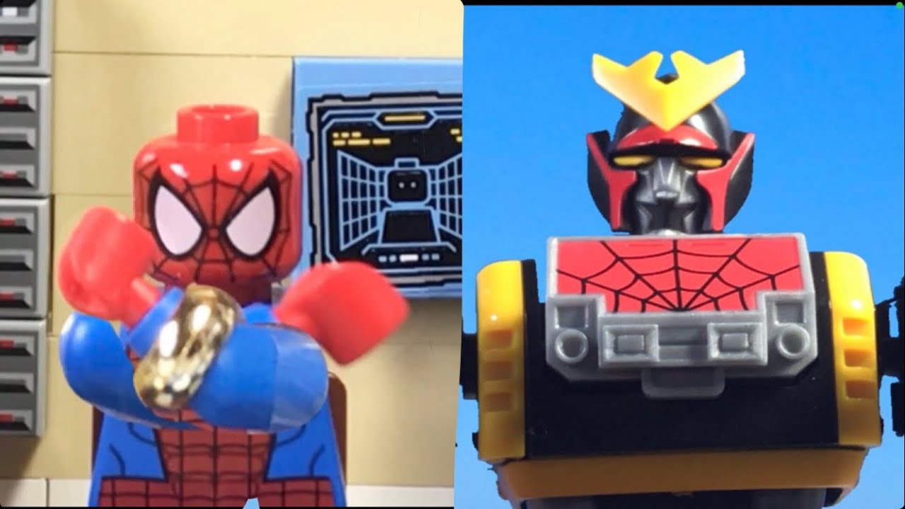 LEGO Japanese Spider-man (Supaidaman) Leopardon VS Machine Bem Sea Devil スパイダーマッ　1978