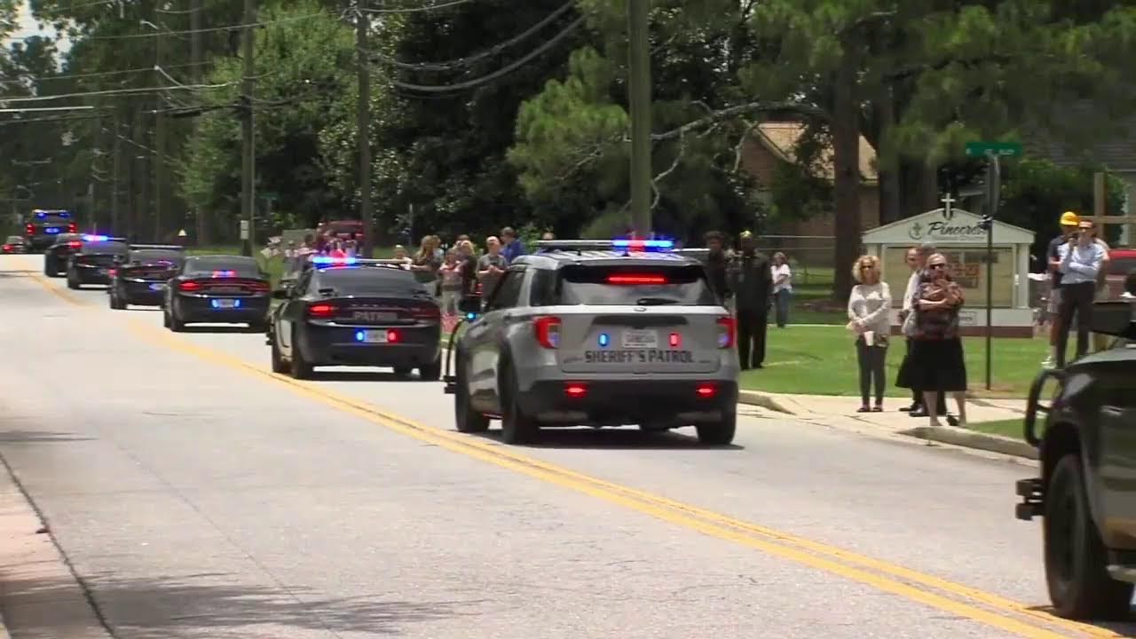 WATCH LIVE: Procession to Crisp County Middle School for fallen deputy