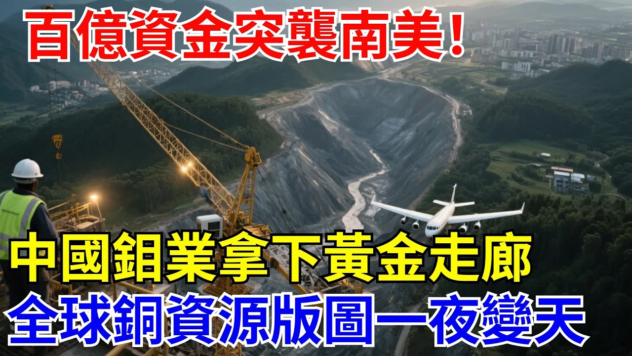 百億資金突襲南美！中國钼業拿下“黃金走廊”，全球銅資源版圖壹夜變天【光刻山河】#中國制造#科技#建造 #超级工程 #中国基建