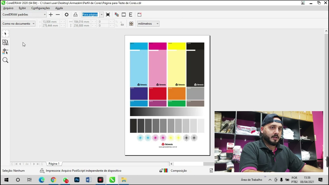 SAIBA COMO CONFIGURAR O PERFIL DE CORES GÊNESIS NO CORELDRAW