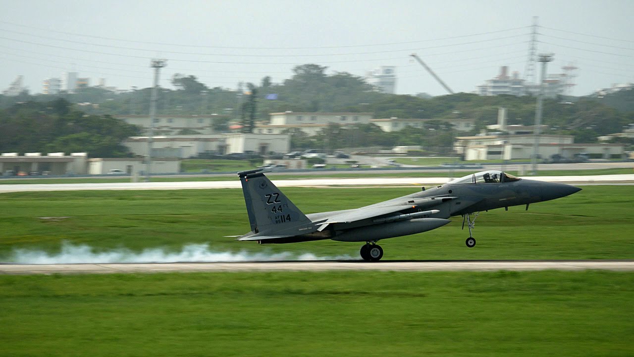 【4K】McDonnell Douglas F-15 Eagle_その1 Kadena Air Base June 29, 2015