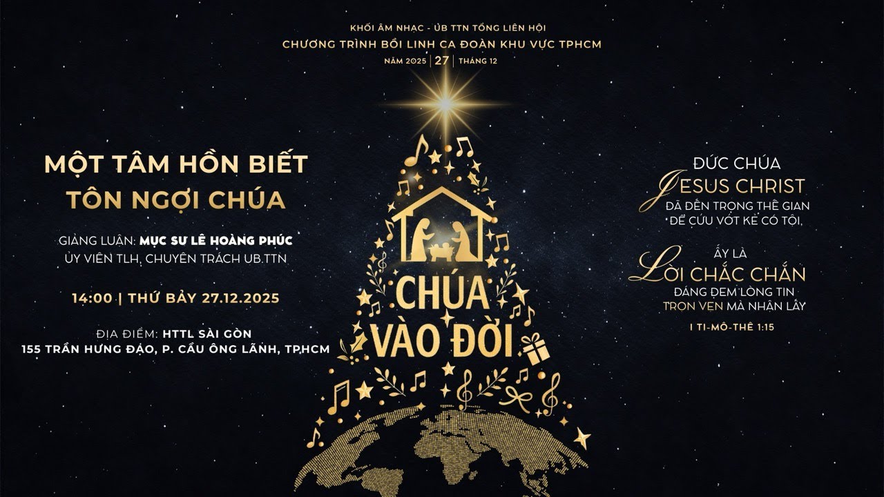 CHƯƠNG TRÌNH BỒI LINH CA ĐOÀN KV TPHCM | 27.12.2025