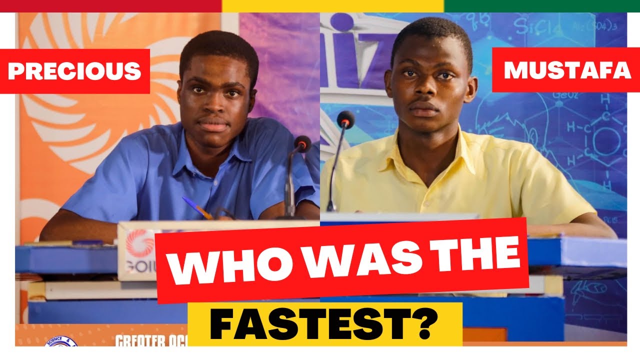 Who Is The Speed Race Magician? Precious (PRESEC) Or Mustafa (ACCRA ACADEMY)? NSMQ 2024 FINALE