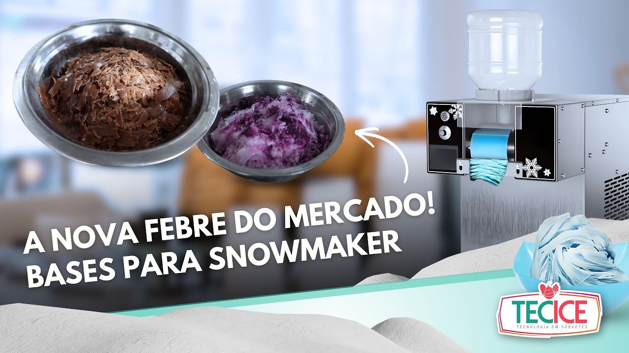 Bases para Sorvete SnowMaker! Compre a sua e SAIA NA FRENTE!