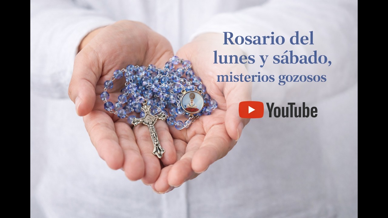Rezo del Santo Rosario de hoy sábado  Misterios Gozosos