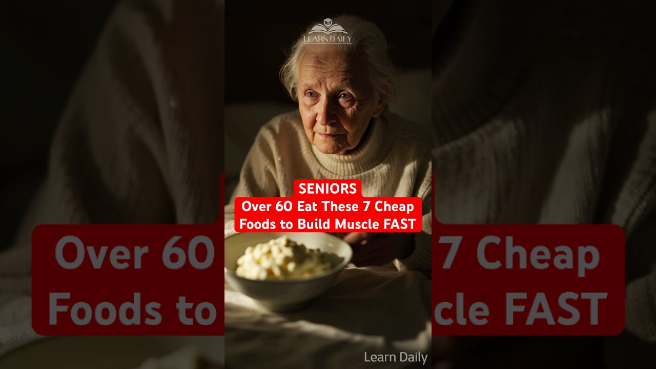 Seniors Over 60 Eat These 7 Cheap Foods to Build Muscle FAST | Learn Daily