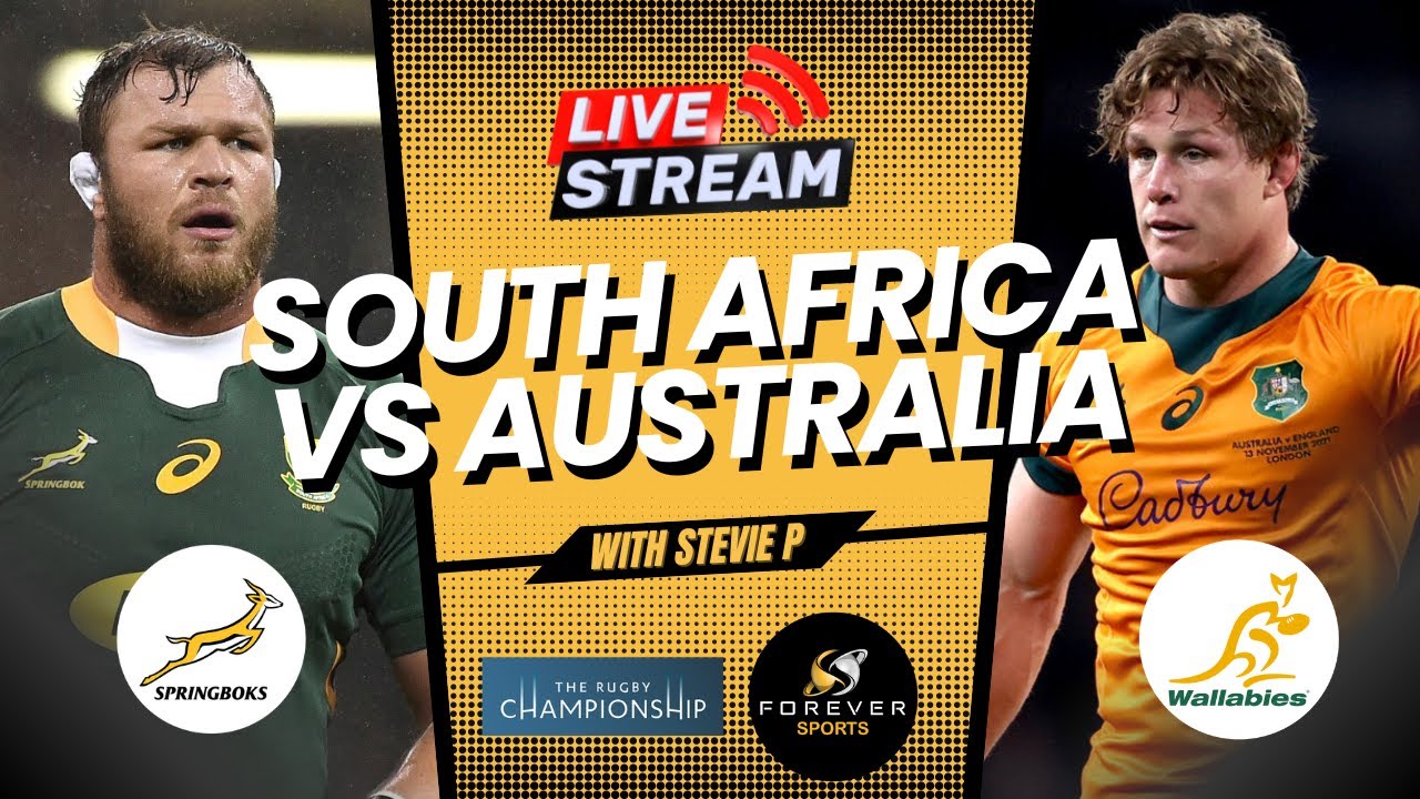 SOUTH AFRICA VS AUSTRALIA LIVE! | Rugby Championship Watchalong | Forever Rugby