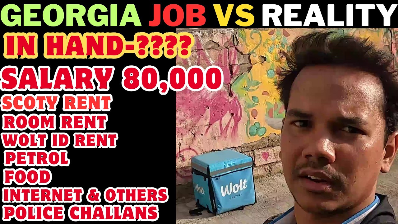 Georgia Jobs For Indian | Georgia Country Work Permit Visa 2025 | Georgia Delivery Boy Job | #visa