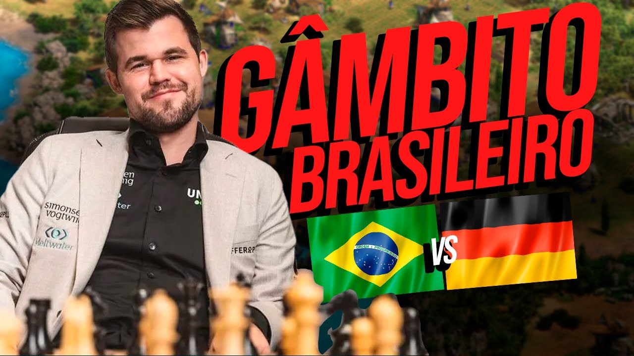 O GAMBITO BRASILEIRO - Brasil vs Alemanha - Copa das Nações | Jogo 3 | AGE OF EMPIRES 2