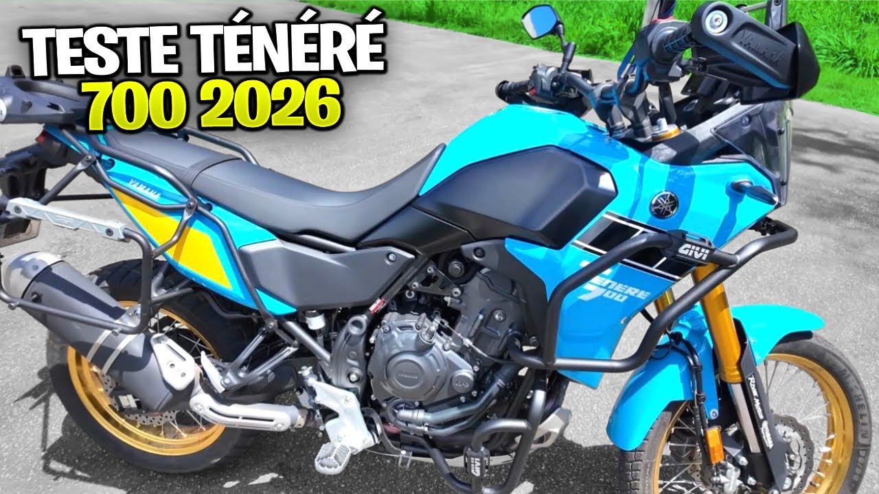 TESTE RIDE YAMAHA TÉNÉRÉ 700 2026 - UMA MOTO PARA TODO TIPO DE TERRENO