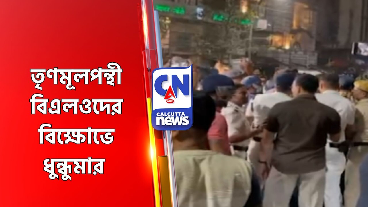 তৃণমূলপন্থী বিএলওদের বিক্ষোভে ধুন্ধুমার