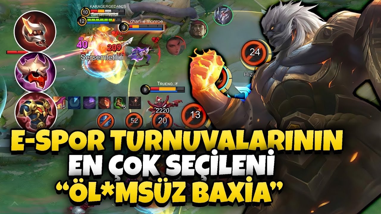 E-SPOR TURNUVALARINDA EN ÇOK SEÇİLEN ORMANCI BAXİA! - KAHRAMAN ÖLM*YOR GÖREN HERKES KAÇIYOR! - MLBB