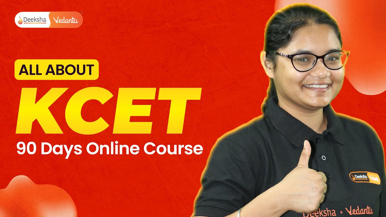 KCET 90 &ndash; 90 Days Crash Course for KCET 2026 🚀 | Complete KCET Prep Plan by Deeksha Vedantu ✅