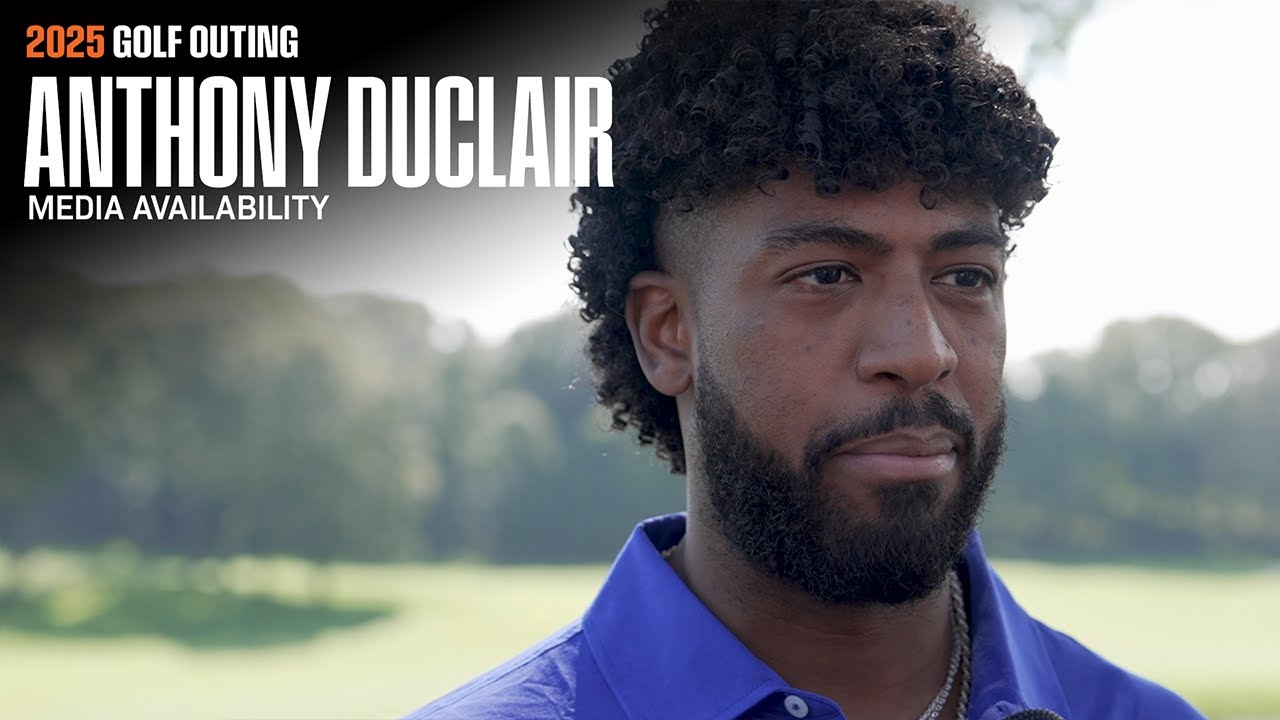 Anthony Duclair Addresses the Media at the 2025 Islanders Golf Outing