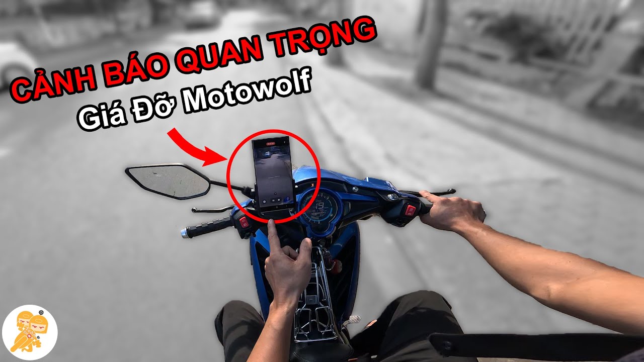 BANH ĐIỆN THOẠI Khi Sử Dụng Giá Đỡ Quốc Dân Motowolf - Xe Ôm Shop