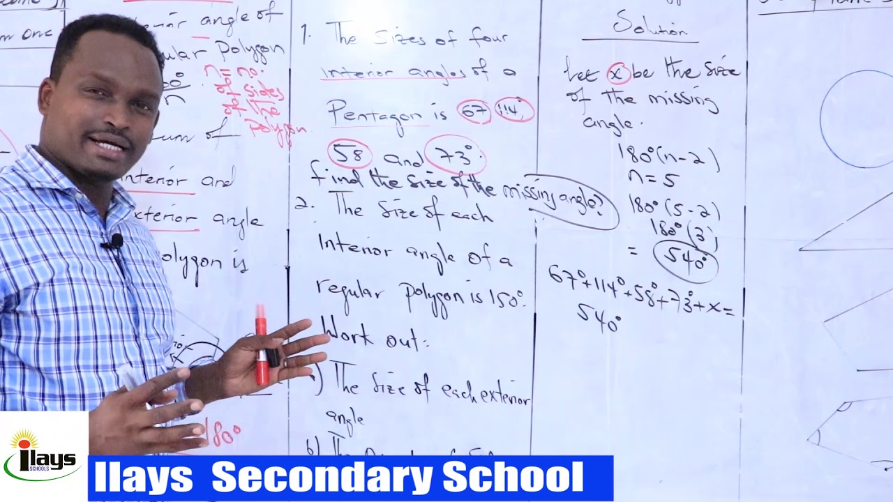 Lesson 8/Maths Form One//Chapter three// Geometry.