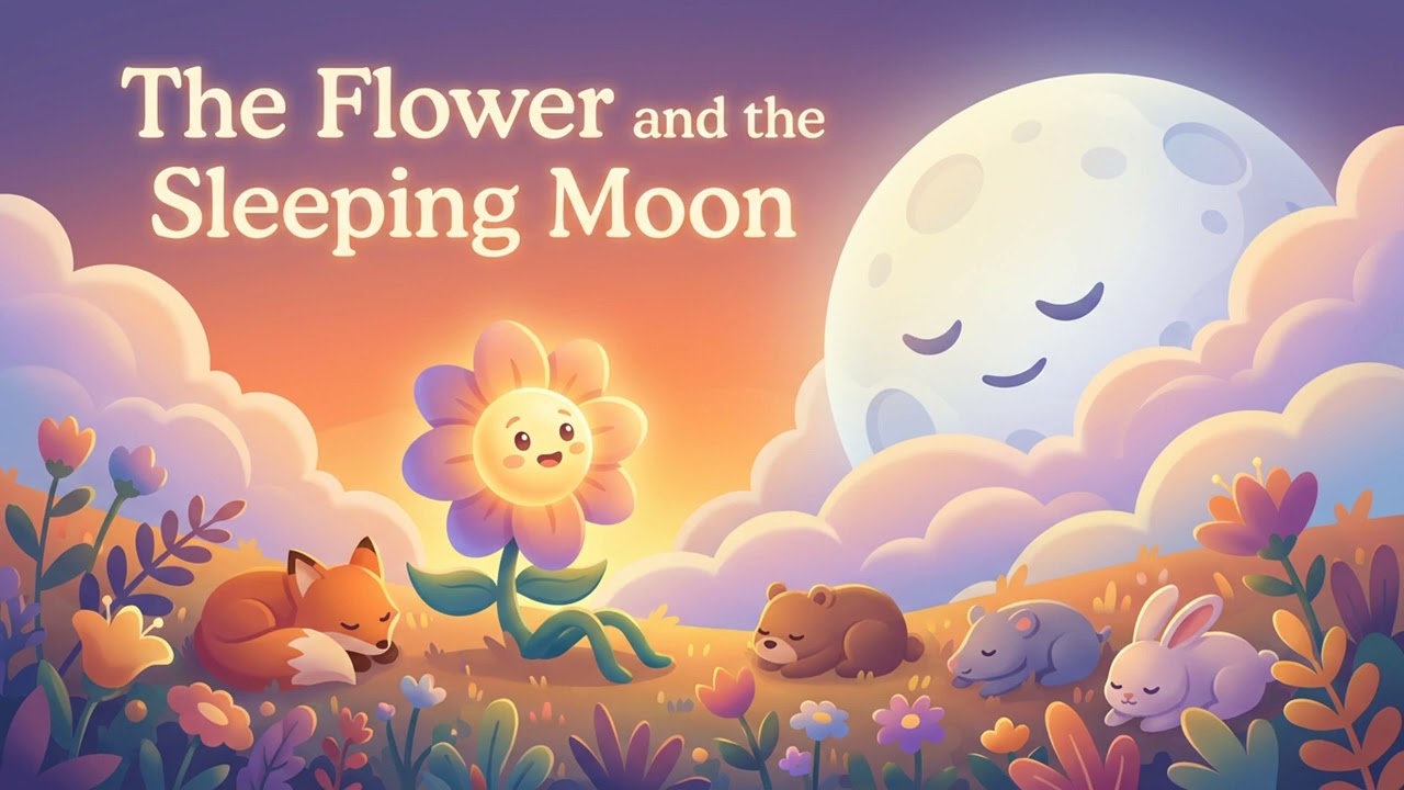 The Flower and the Sleeping Moon | Sleepy Time Stories