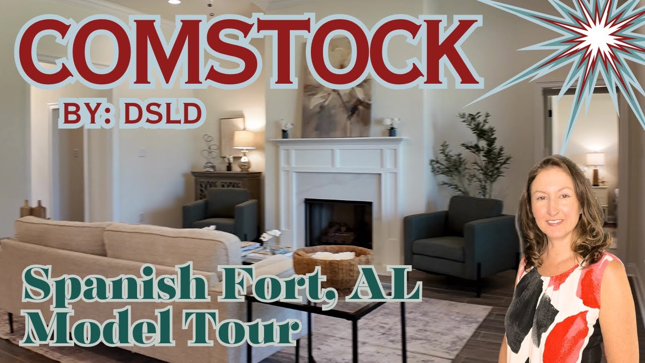 New Construction Home by DSLD The Comstock Floor Plan Tour Located in Spanish Fort Alabama