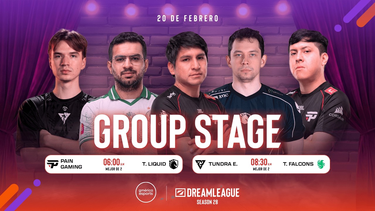 FALCONS vs TUNDRA | DreamLeague S28: GROUP STAGE