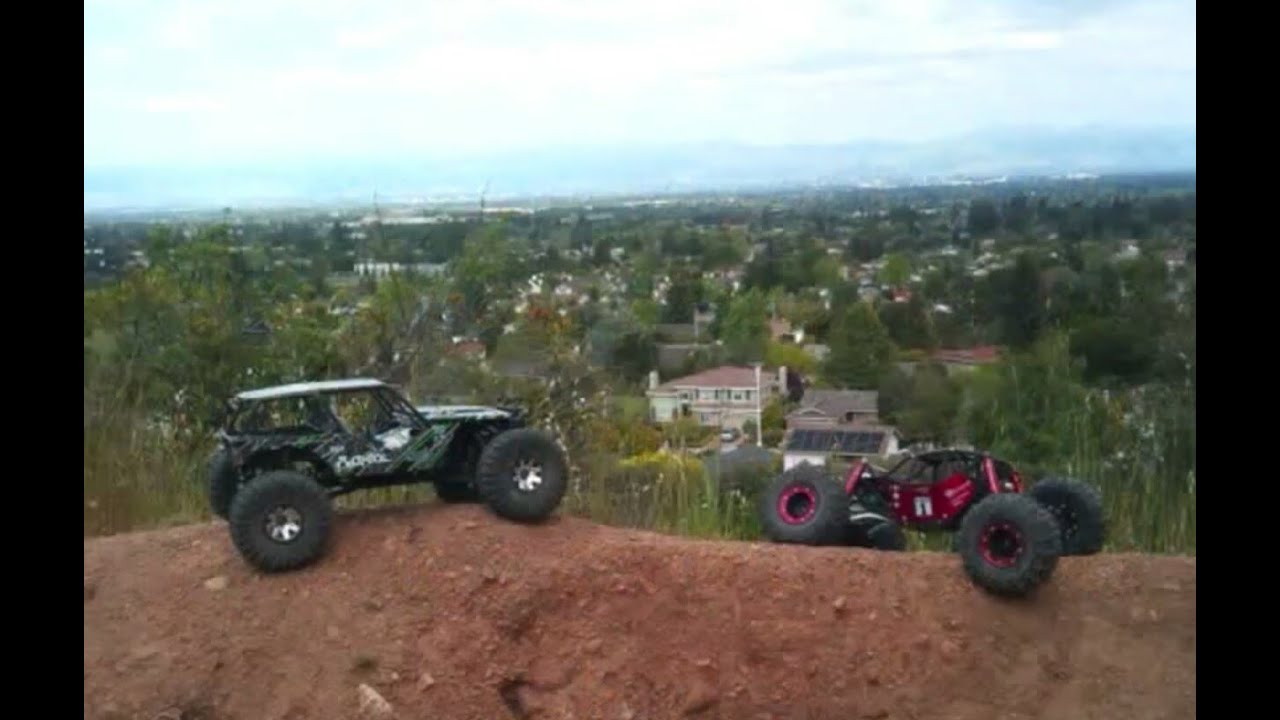 Gmade R1 and Axial Wraith at LInda Vista