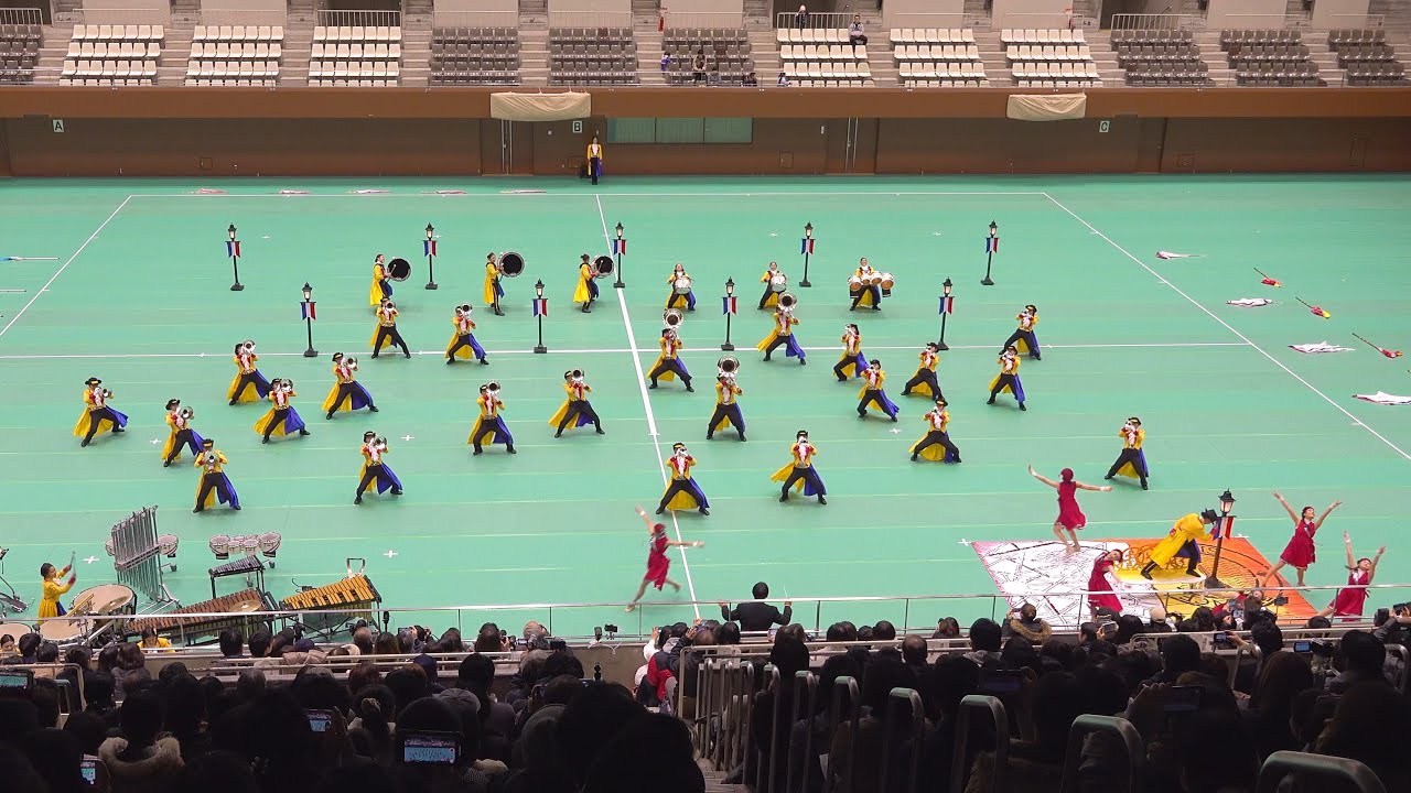武庫川女子大学付属中学校・高校マーチングバンド部Eins / Winter Marching Party in KYOTO(2020-01-04)
