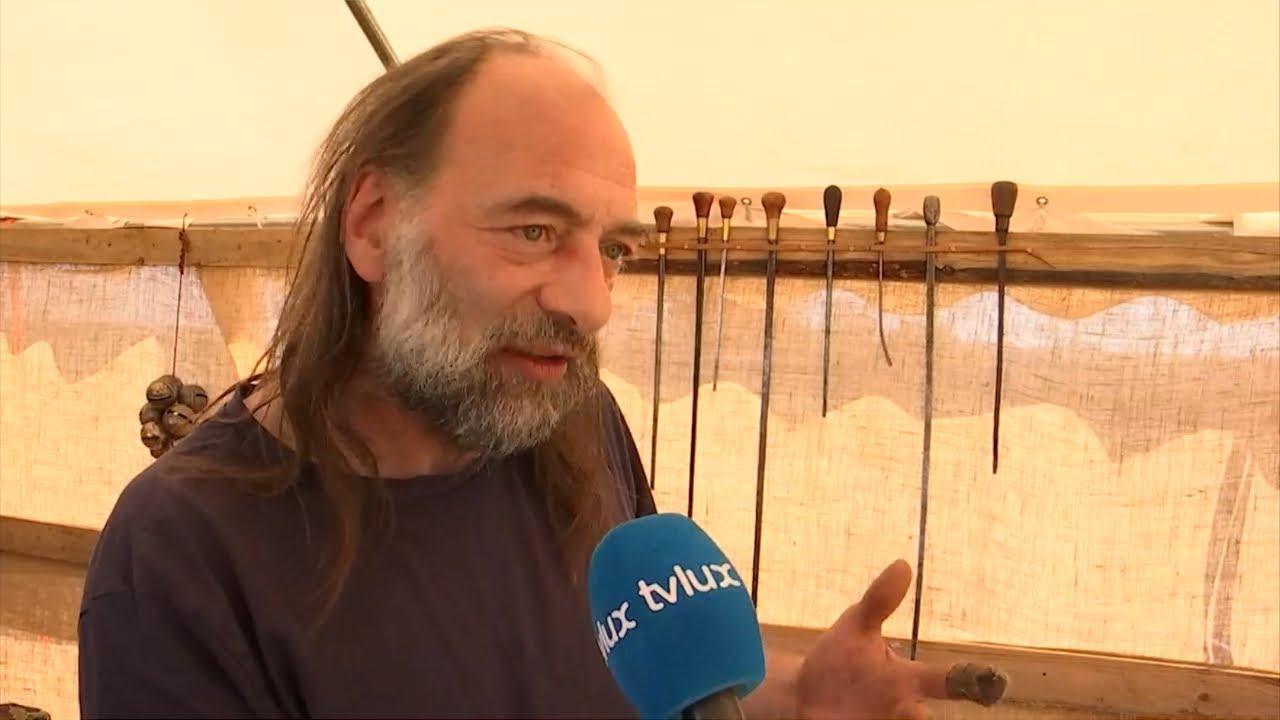 Interview du bourrelier Geoffrey Corman par TV LUX le dimanche 22 septembre 2019 à Halleux.