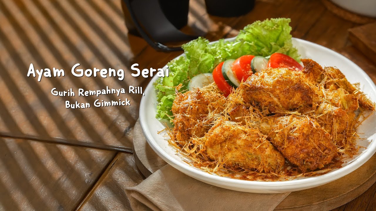AYAM GORENG SERAI | Combo nikmat anti fales, Ayam Goreng Serai + sambal 👌🤩