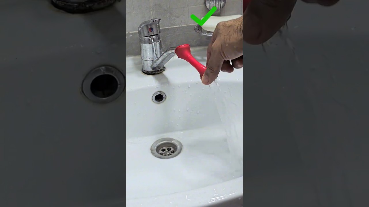 Good idea, DIY Flexible Water Pipe Filter From a Lid #diy #shorts