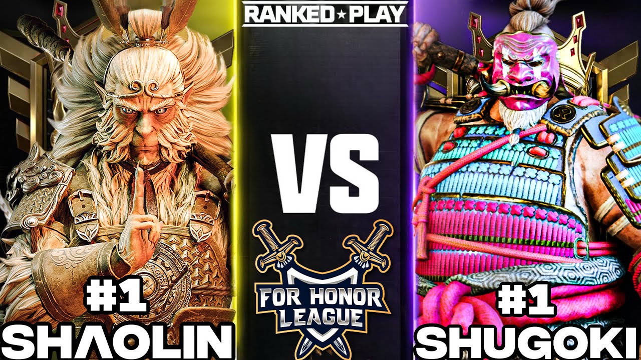 NUMBER 1 RANKED SHUGOKI VS NUMBER 1 RANKED SHAOLIN! FOR HONOR
