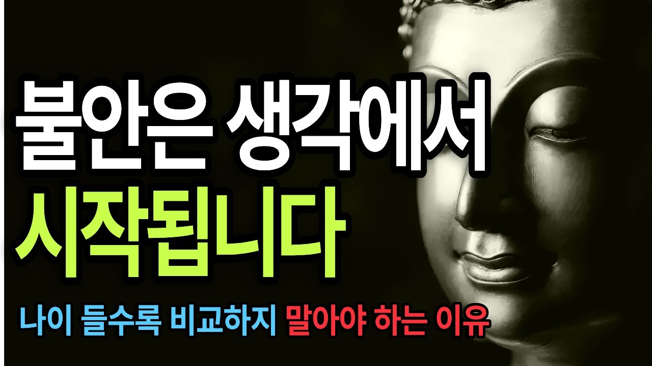 불안은 생각에서 시작됩니다 | 비교를 멈추는 순간 평정심이 찾아옵니다 (세네카·부처님 마음공부