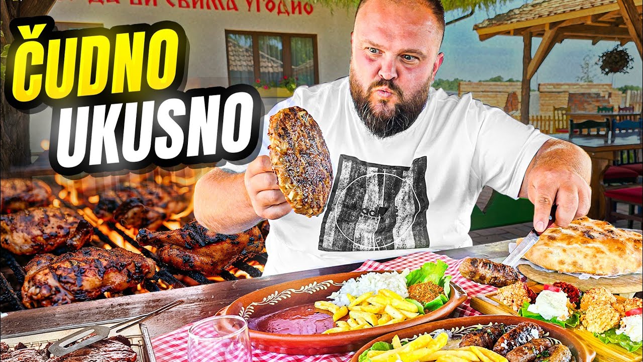 TESTIRAMO KVALITET ROŠTILjA u RESTORANU ŠAŠAVAC !!! PLjESKAVICA sa LUKOM i ĆEVAPI na KAJMAKU !!!