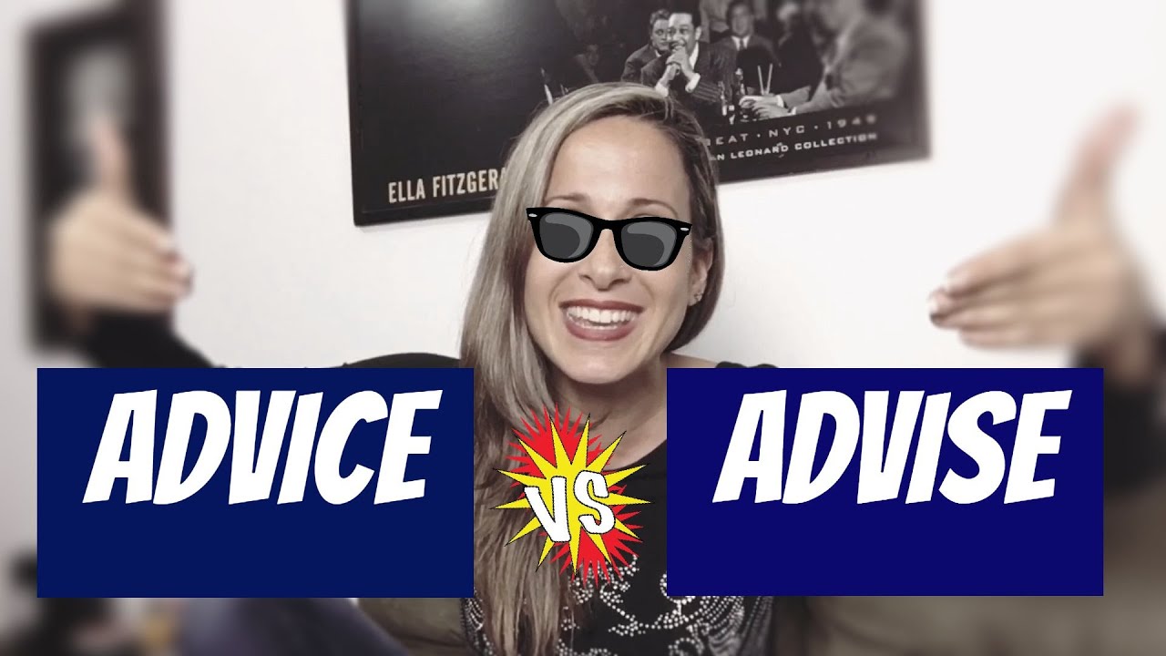 ADVICE & ADVISE - PALAVRAS que CONFUNDEM