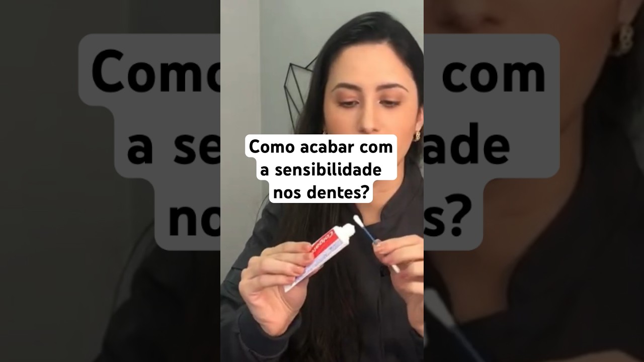 Como acabar com a sensibilidade nos dentes? V&iacute;deo novo no canal, vem conferir! #dentista #dicas