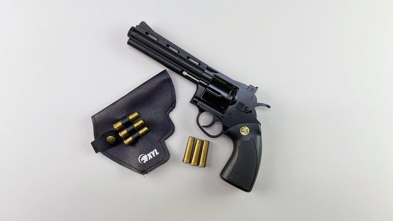 Revolver Toy Gun Unboxing Review - ZP-5 Shell Ejecting Soft Bullet Gun