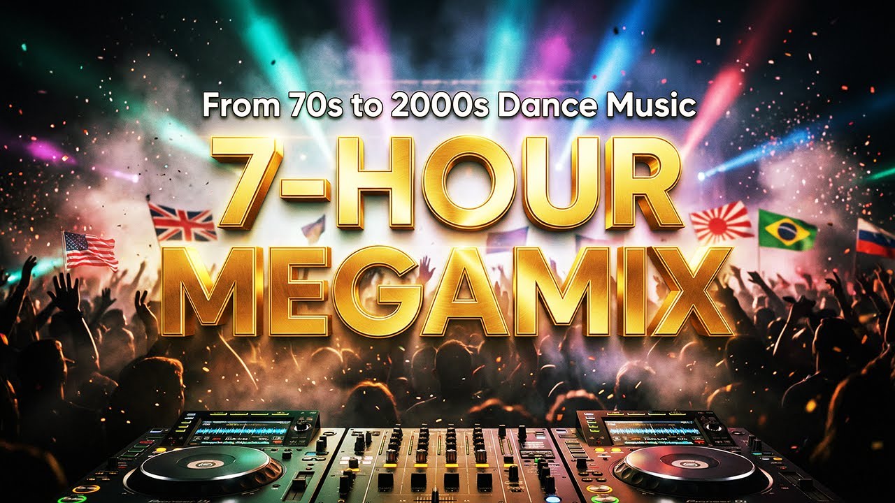 80s, 90s & 2000s Remixes 🔥 MEGA MIX 🎶 7 HOURS Part 2 💿 NON-STOP!
