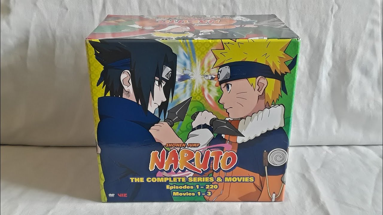 Unboxing Naruto Part 1 Complete Anime Series 2nd Edition
