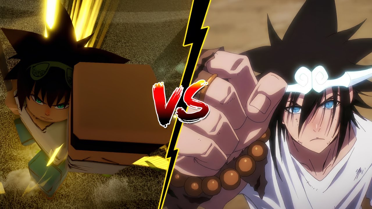 Jump Showdown Godly Highschooler VS Anime Comparaison (Full Moves References)