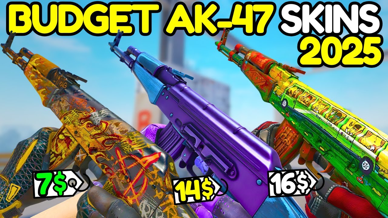 The BEST CHEAP AK-47 Skins Under $20 in 2025 (CS2 Budget AK Skins)