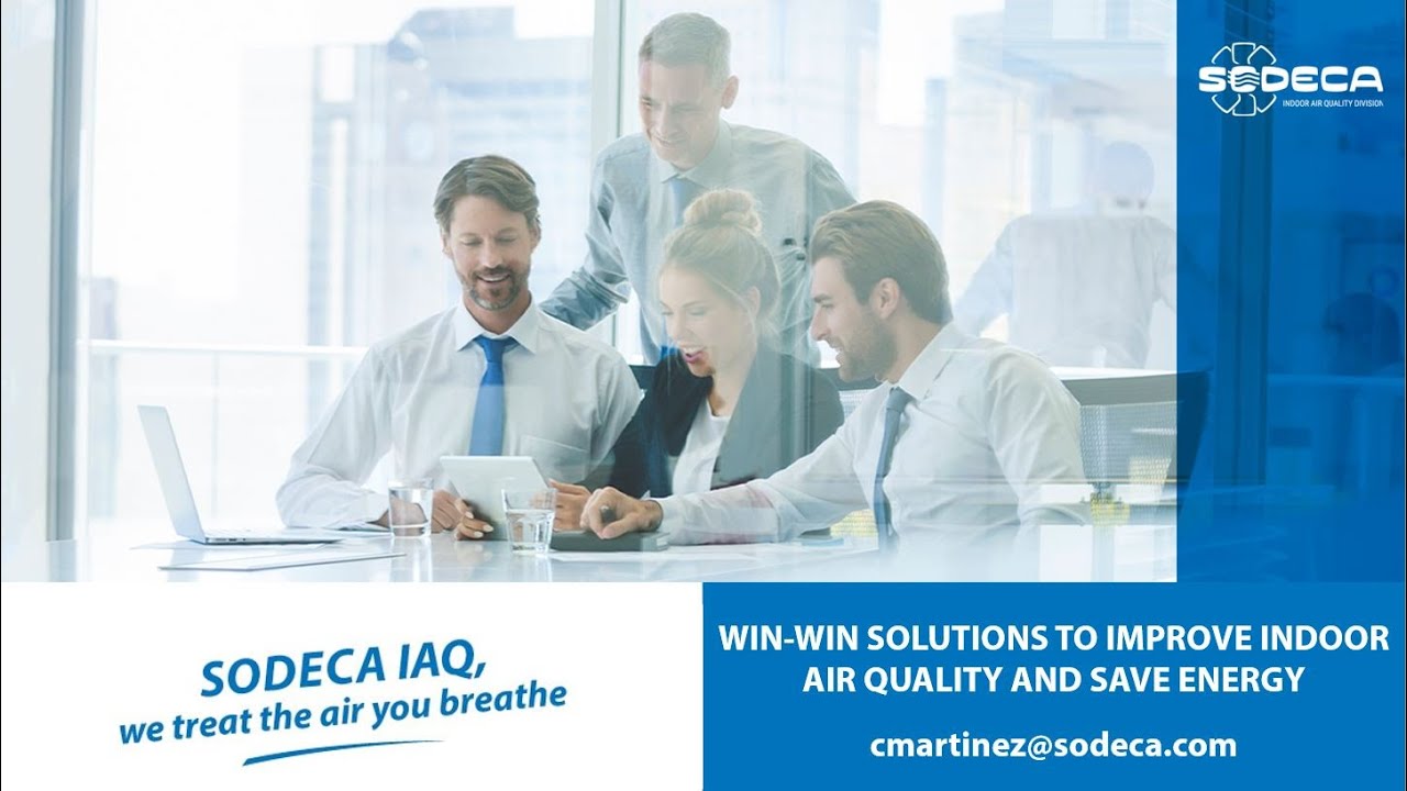 SODECA. MICROLEARNING. Win win solutions to improve indoor air quality and save energy