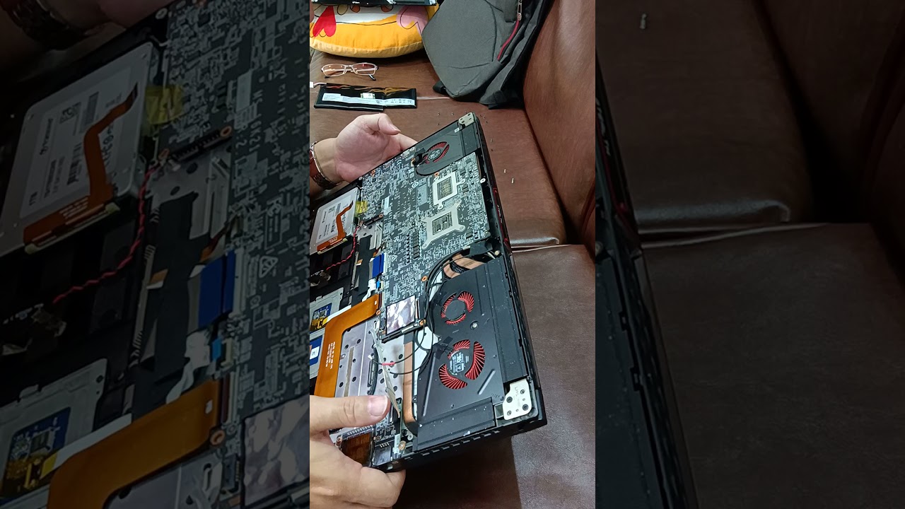 20210413 msi GS73VR 7RF 拆散熱模組 by 藤真電腦醫院