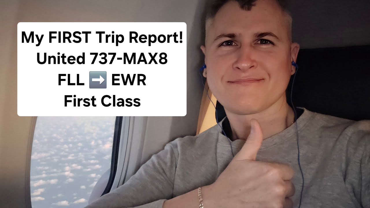 My FIRST Trip Report (United First Class Ft. Lauderdale to Newark)