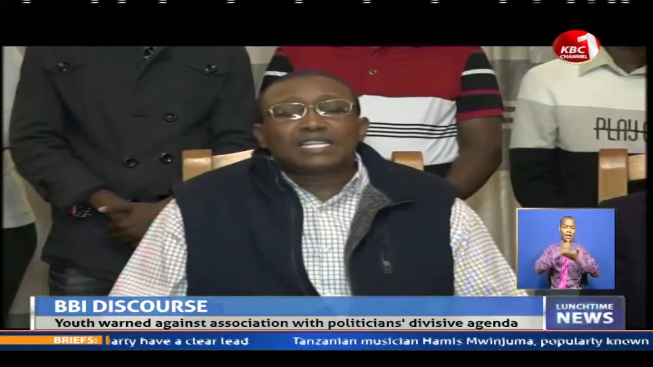 Youth in central Kenya region to keep watch on leaders propagating divisive politics.