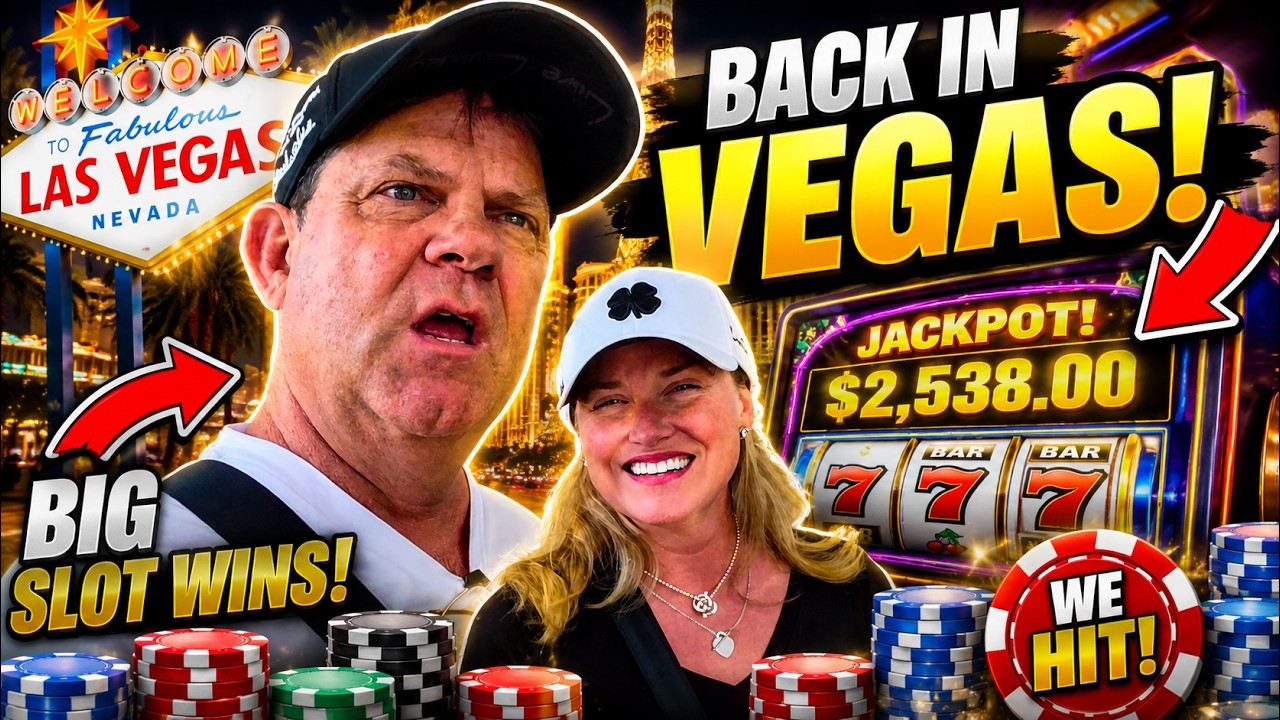 Las Vegas Casino Vlog | Big Slot Wins, Vegas Strip & Travel Adventure